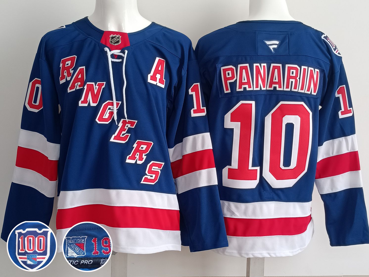 Men New York Rangers #10 Panarin Blue 2025 Fanatics Home Premium NHL Jersey->new york rangers->NHL Jersey